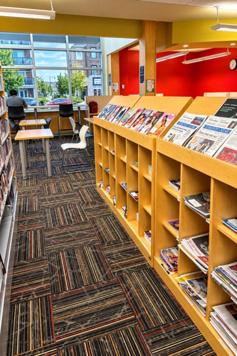 Modern Library Reading Aisle