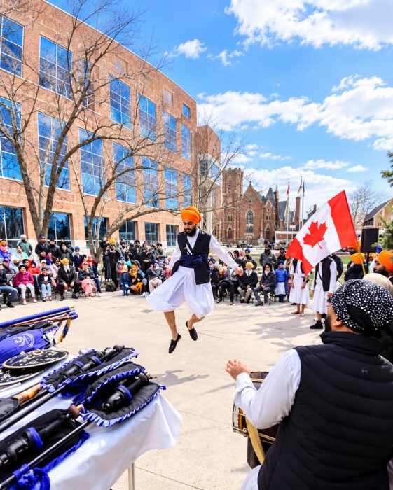 Sikh Bhangra Celebration In Canada