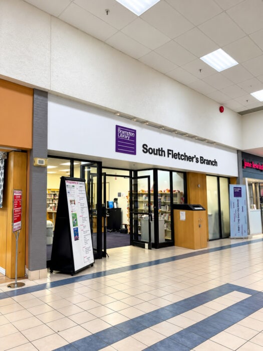 South Fletcher’s Library Entrance