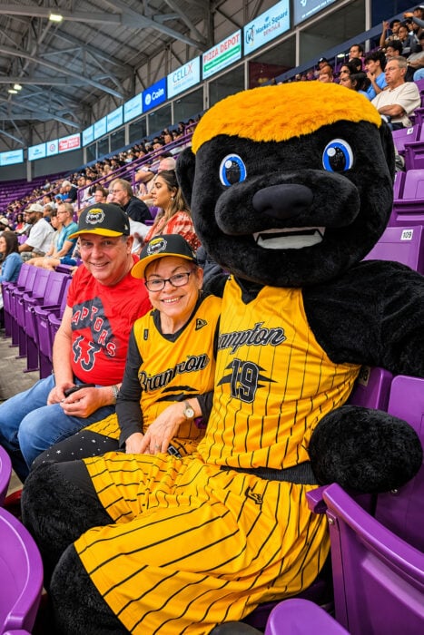 Brampton Mascot Fan Photo