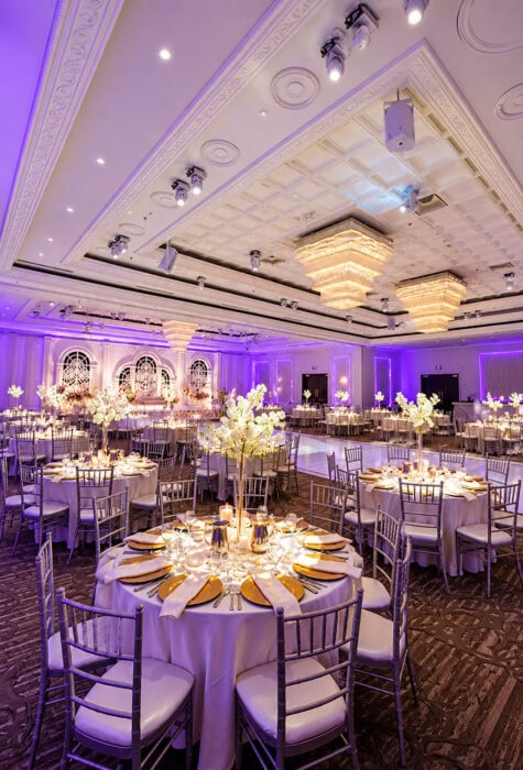 Lavender Ballroom Wedding Reception