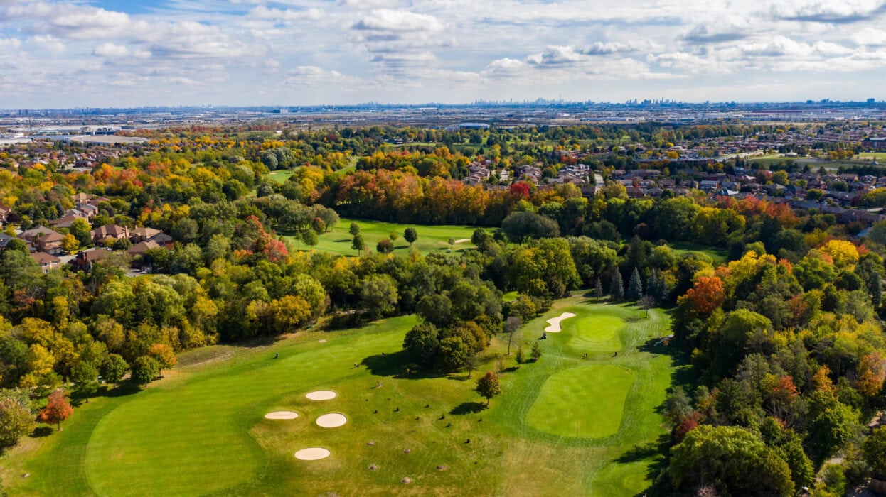 AERIAL PEEL VILLAGE GOLF FALL2020