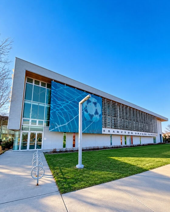 Brampton Soccer Centre Under Blue Skies