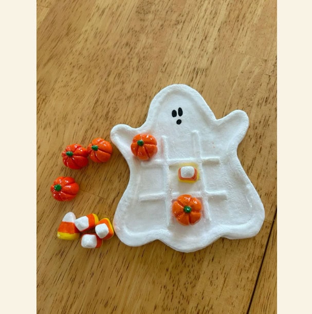 Halloween Tic Tac Toe Parent & Child Pottery Handbuilding Workshop