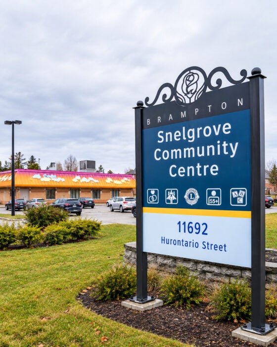 Snelgrove Community Centre Sign