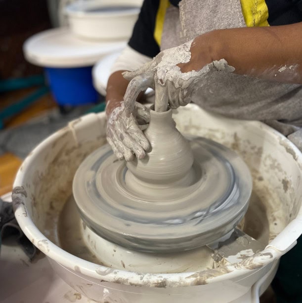 Spin Into Pottery First Time Wheel Workshop