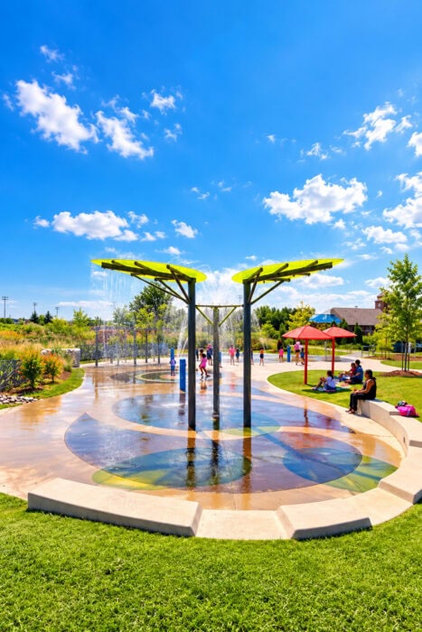 Sunny Splash Pad Fun