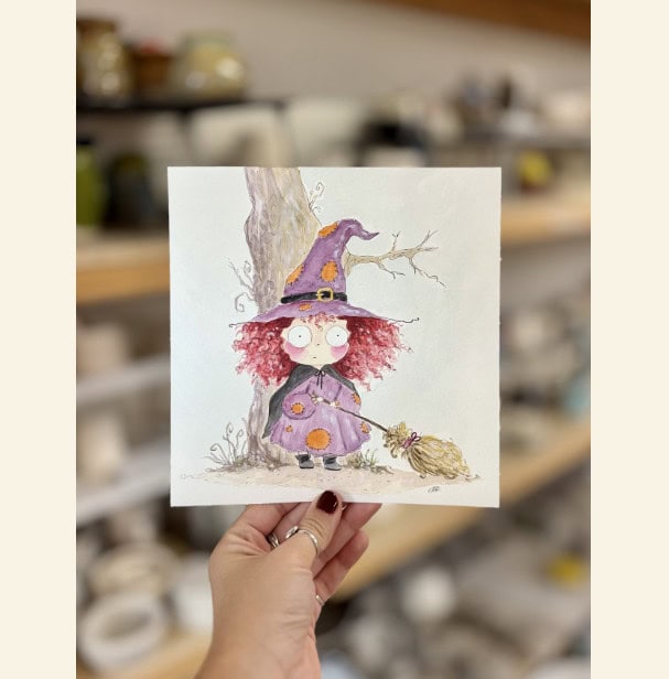 Watercolour Illustration Magic & Mischief