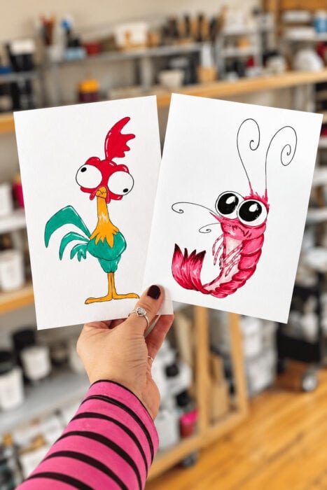 Whimsical Watercolor Cards In The Studio